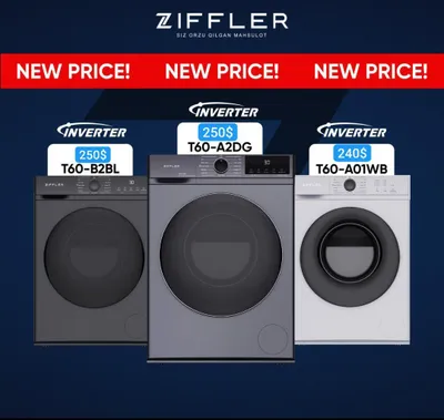 ZIFFLER 6 кг, инвертор, стиральная машина 1