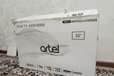 Новый неиспользованный телевизор Artel 32"