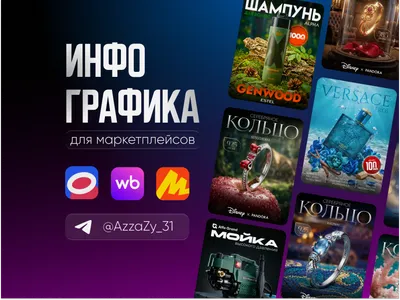 Инфографика для Uzum, WB, Ozon. AI Дизайн 1