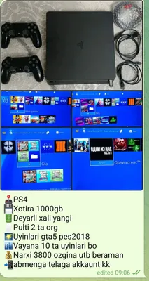 Продаётся PlayStation 4