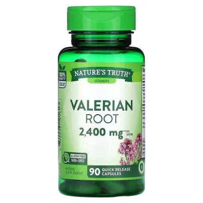 Amerika valerianasi Nature's Truth Valerian Root 1200 mg, 90 kapsula 1