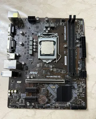 MSI H310M PRO-VD + intel core i5-8400