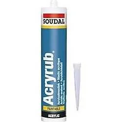 Soudal Acryrub — это акриловый герметик 1