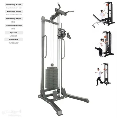 Силовой тренажёр со встроенными весами Torneo, компактный Fitness Gear 1