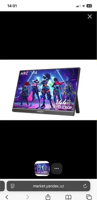 ARZOPA 144 Hz o‘yin monitori (16,1") 1