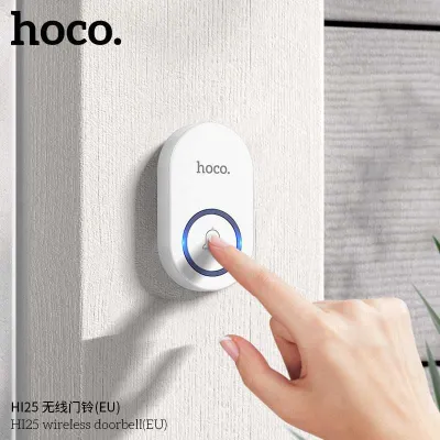 Hoco HI25 simsiz eshik qo‘ng‘irog‘i Wireless doorbell (Yevropa standarti) 1