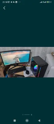 Gaming ПК i3-13100F / GTX 1660 SUPER 6GB / Samsung 27" Curved Monitor 1