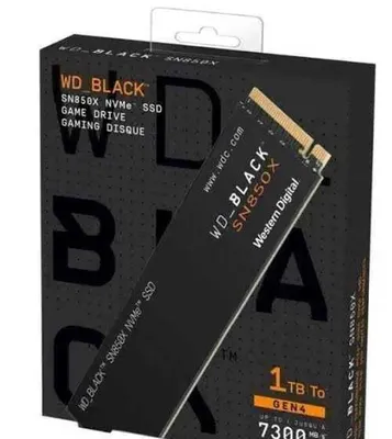 SSD WD Black SN850X 1 TB M.2 NVMe