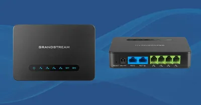 VoIP SIP-shlyuz Grandstream HT814 (4 ta FXS porti)