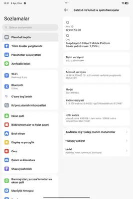 Xiaomi pad 6s pro 12.4 wifi 1