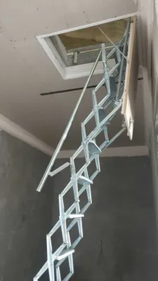Установка чердачных лестниц. 1