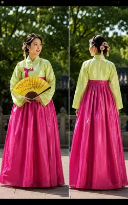 Hanbok ijaraga | To‘plamda 2 ta yelpig‘ich 1