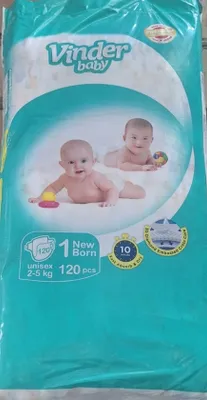 Vider baby, размер 1, 120 штук.