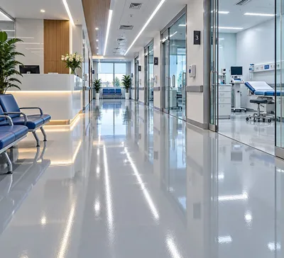 Epoxy защитный пол для производства — эпоксидная система по бетону 1