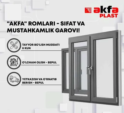 Термоокна Akfa 1