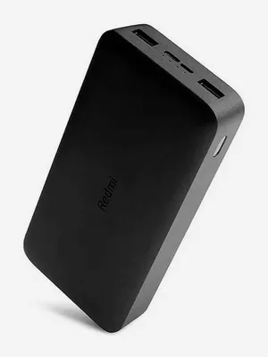 Redmi Power Bank 20000 mAh tashqi akkumulyatori (qora) 1