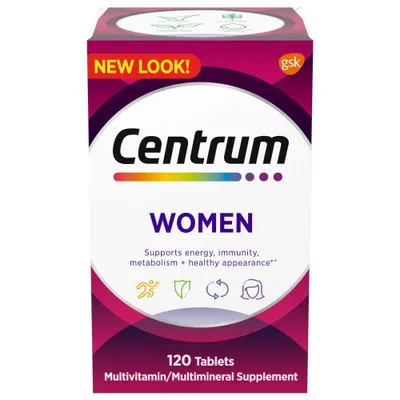 Мультивитамины женские Центрум 120шт Centrum Women из Америки 1
