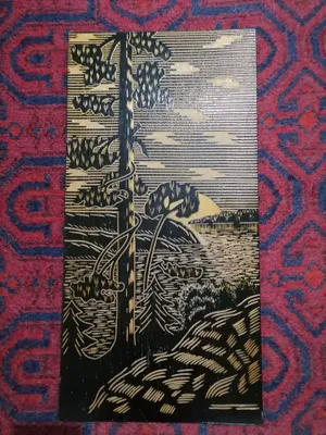 Yog‘ochdan o‘yilgan dekorativ panel