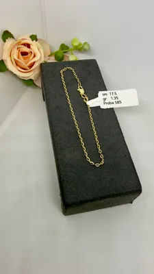 Браслет 585 проба, длина 17,5 см