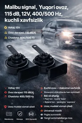 Avtomobil Malibu signali
