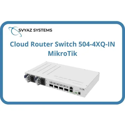 MikroTik Cloud Router Switch 504-4XQ-IN kommutatori