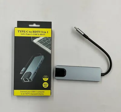 USB Type-C 5x1 adapter-konsentrator 1