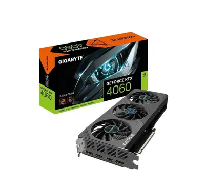 | 8GB GDDR6 GeForce Gigabyte RTX4060 EAGLE DisplayPort x 3 videokartasi 1