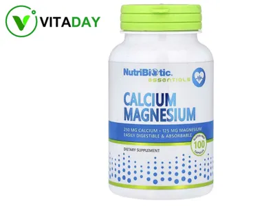 NutriBiotic Calcium Magnesium кальций магний kalsiy калций магний 1