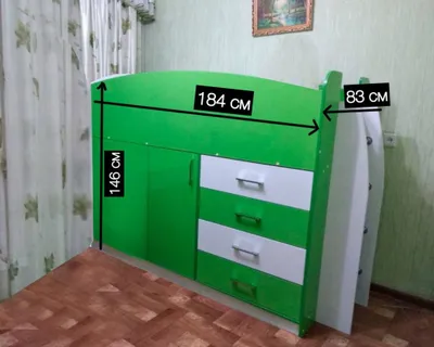 Кровать высокая+ новый матрас.Идеальное состояние 1