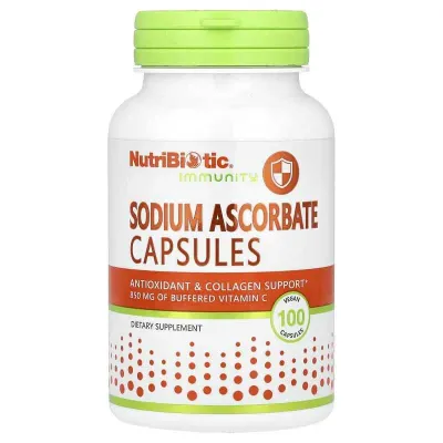 NutriBiotic Immunity Sodium Ascorbate Natriy askorbat 1
