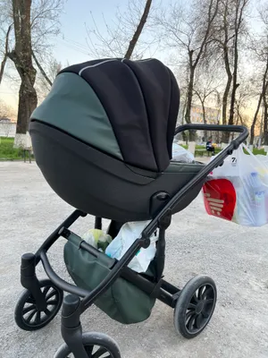 ANEX firmasining 2 in 1 aravachasi, m/type Pro modeli, Casual Green rangi 1