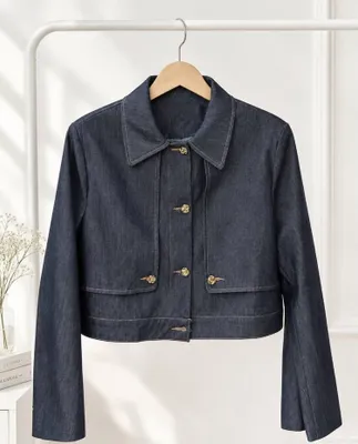 Denim размер м джинсовые куртка в хорошем качестве