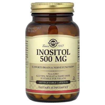 Solgar Inositol Инозитол Inzitol inaztol 100 растительных капсул 1