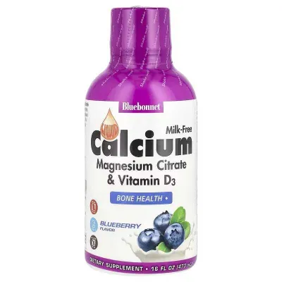 Bluebonnet Kalsiy, magniy va D3 Calcium Magnesium Citrate D3, kalsiy 1