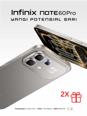 Смартфон Infinix Note 60 Pro 256 ГБ, Mist titanium 1