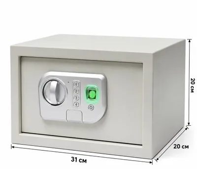 Биометрический сейф 31*20 см 1