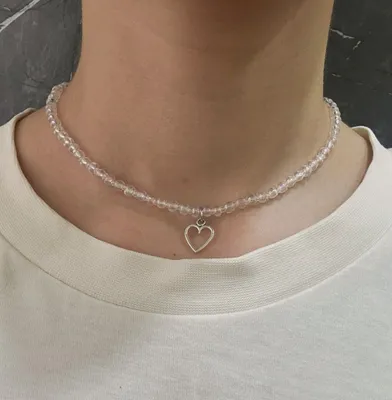 yurak shaklidagi kulonli choker 1