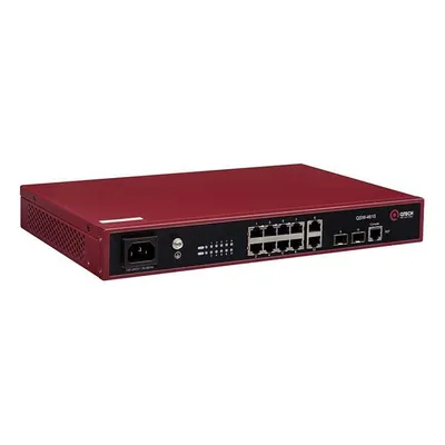 L2 darajali boshqariladigan kommutator, 8 ta port. Model: QSW-4610-10T-AC