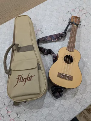 Flight Dus320 SP/Zeb ukulelesi g‘ilofi bilan 1