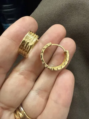 Серьги Bvlgari, проба 585