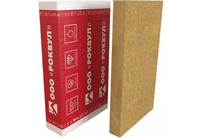 RockWool Facade Butts Optima issiqlik izolyatsiyasi 1000x600x50