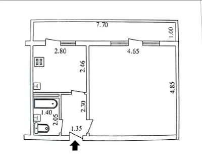 Sotuv 1/8/9, Yashnobod tumani, Aviasozlar 1 (moʻljal: Kadysheva bozori)