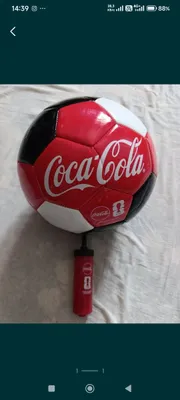 Futbol to‘pi + Coca-Cola nasosi, yangi