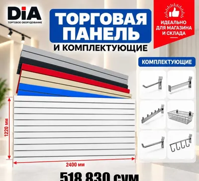 Торговая панель plastik savdo paneli devorga o'rnatiladigan 1