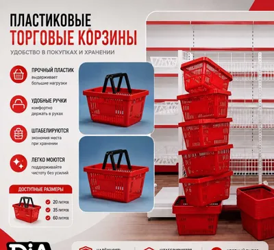 Аксессуары для магазина. Ценники, корзины 1