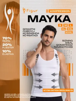 Ozdiruvchi mayka - erkaklar uchun maxsus 1