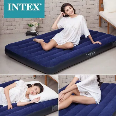 Tabiat qo‘ynida uxlash va dam olish uchun INTEX puflama matras! 1