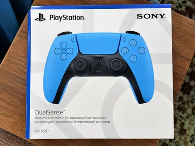 Sony DualSense PS5, синий цвет, новый геймпад 1