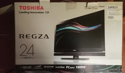 Продаётся нерабочий ТВ LCD Toshiba Regza 24'' 1