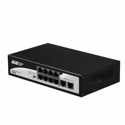 Aksiya 2E SP802G kommutatori, 8xGE PoE+2xGE Uplink, 120 Vt, boshqarilmaydigan 1